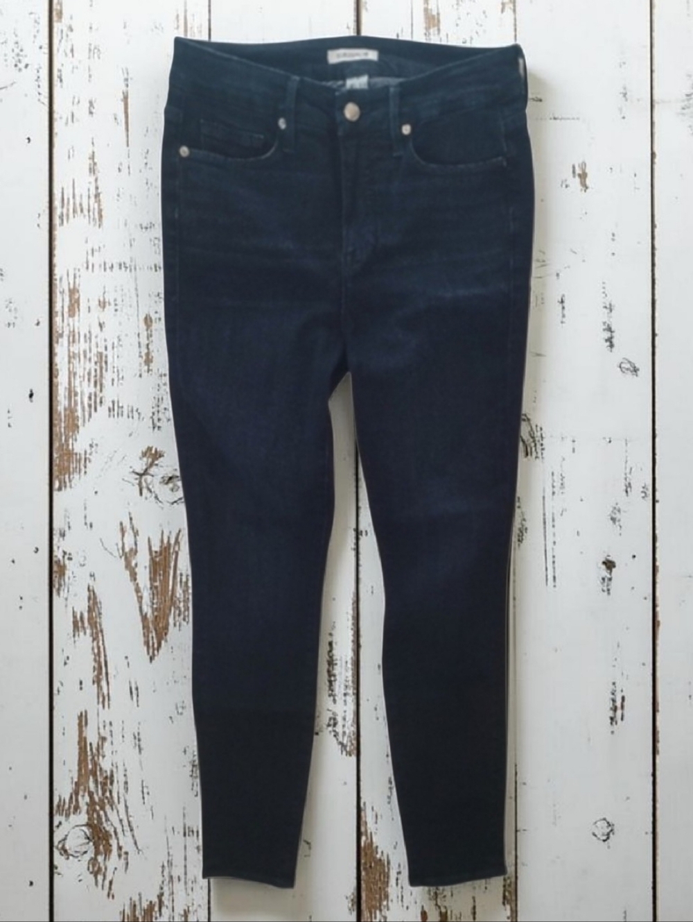 Good American Good Legs Skinny Jeans Dark Wash Blue 224 Like New Condition